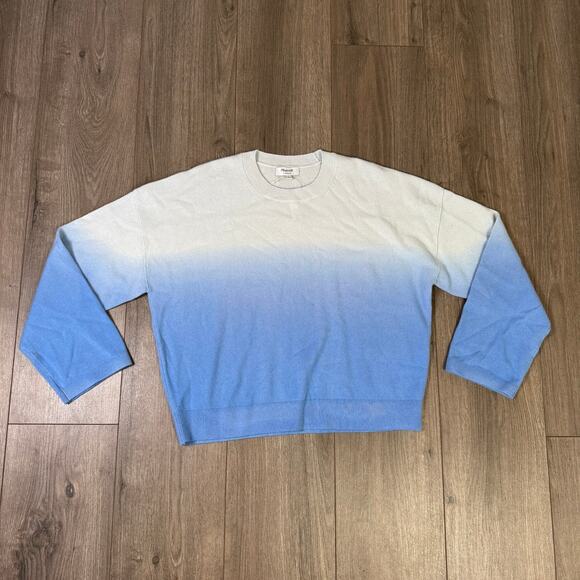 Madewell Cashmere Boxy Crewneck Pullover Sweater US Women's S - Picture 2 of 6